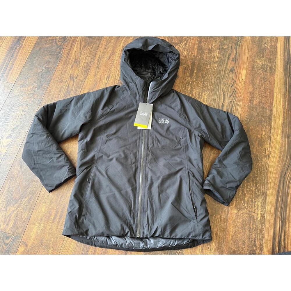 NEW Mountain Hardwear Women's Stretch Ozonic Insulated Jacket Black SZ Large